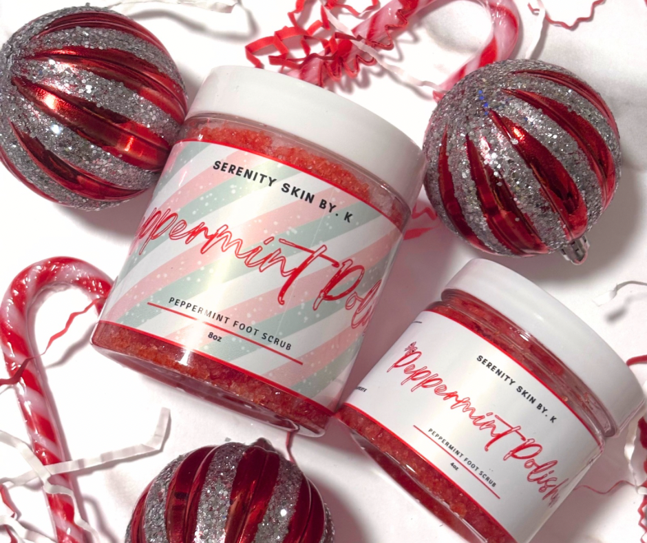 Peppermint Polish Foot Scrub