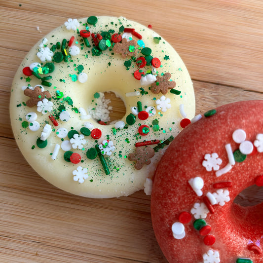 Holiday Donut Bath Bombs