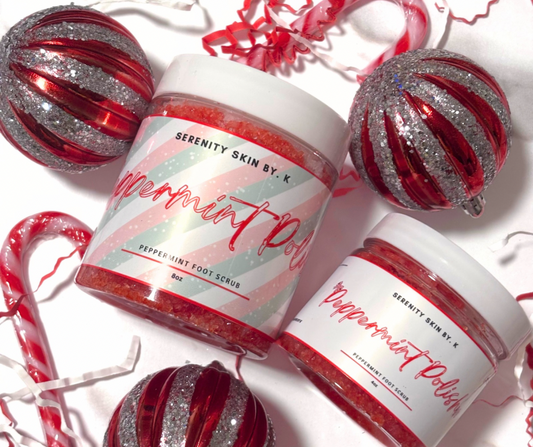 Peppermint Polish Foot Scrub *Holiday Collection*